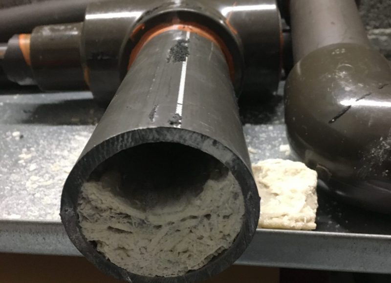 Canalisation entartrée