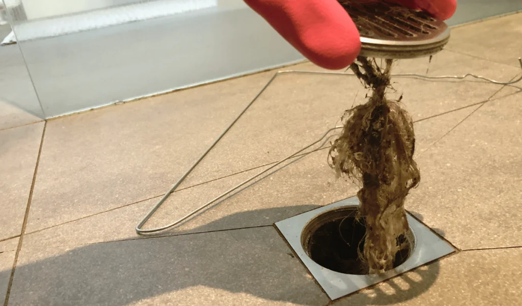 Douche totalement bouchée