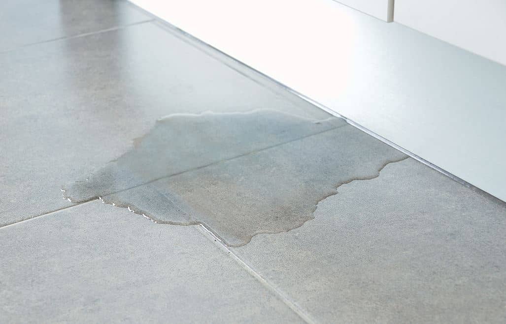 Fuite sous carrelage