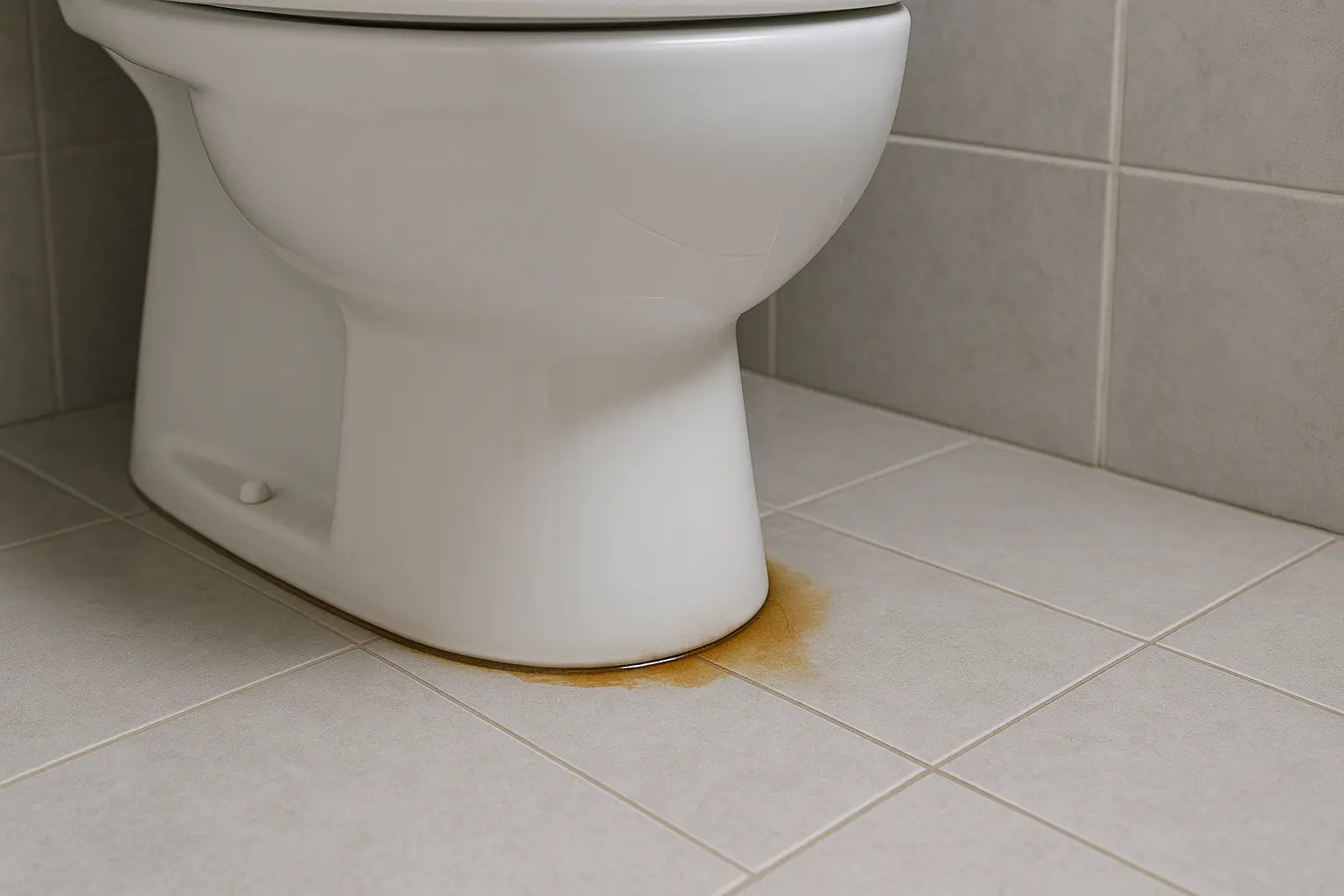 Fuite sur WC ou alimentation WC dans des sanitaires professionnels
