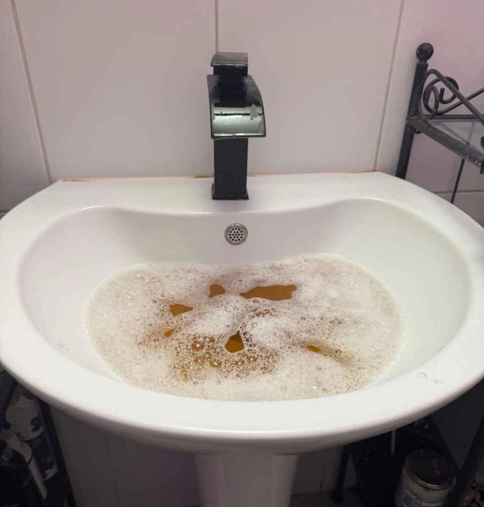 Lavabo bouché