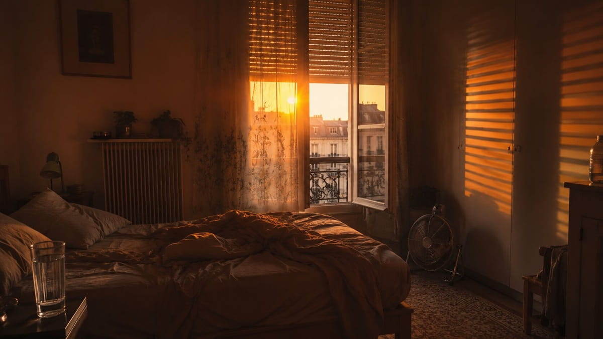 Pourquoi votre chambre devient un four le soir — et ce qu’il fallait faire dès le matin