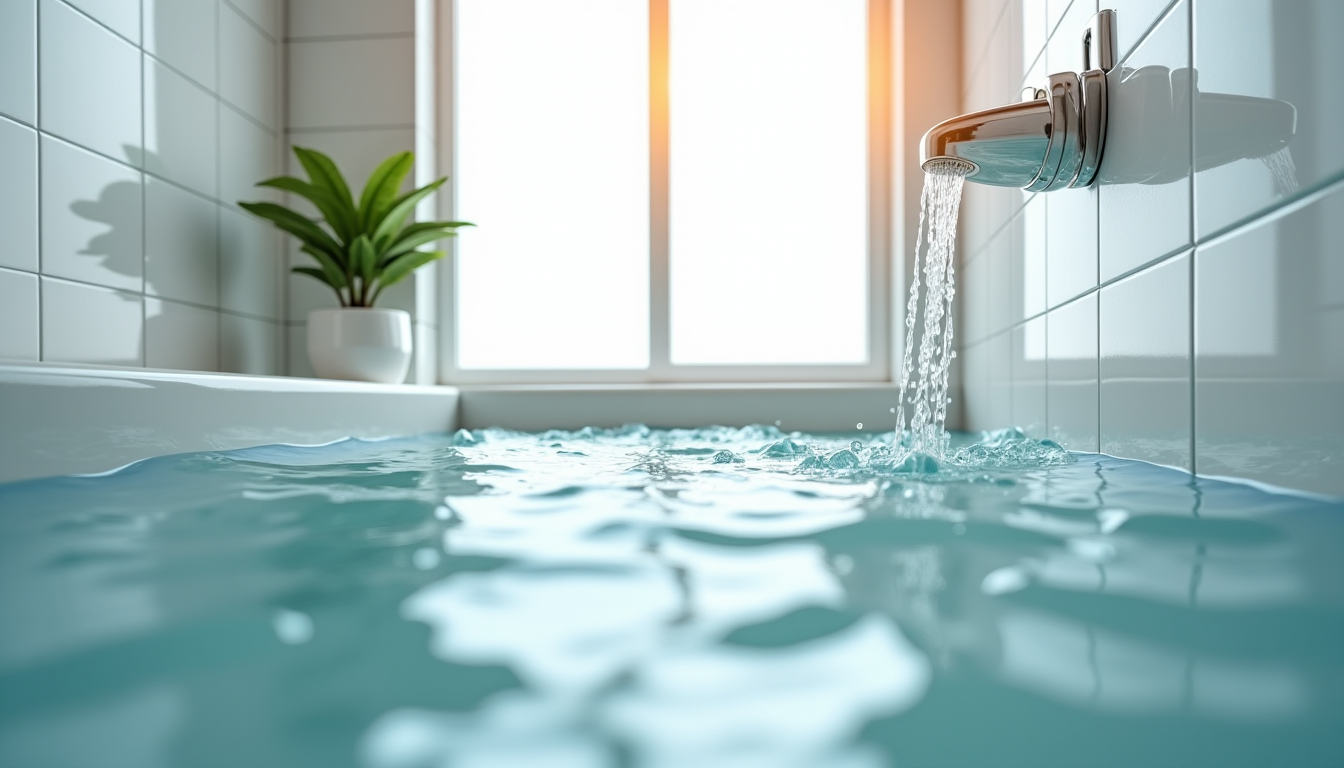 Remontée d'eau dans la douche ou les WC : réagir dans les bonnes 24 heures
