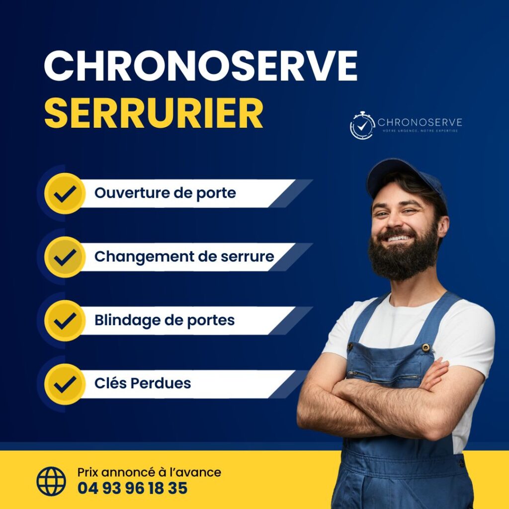 Serrurier Carros 
Dépannage en urgence 24h/24 et 7j/7