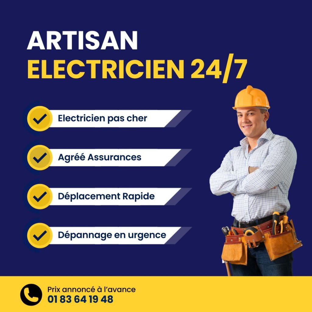 Electricien Les Ulis - Dépannage électricité 24h/24