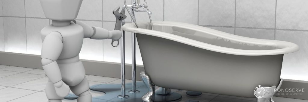 réparation fuite d'eau salle de bain