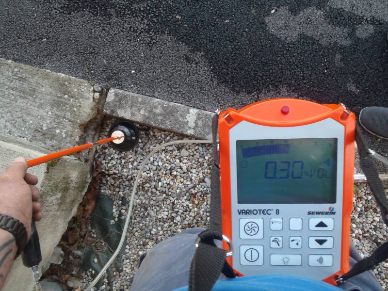 Détection fuite gaz traceur