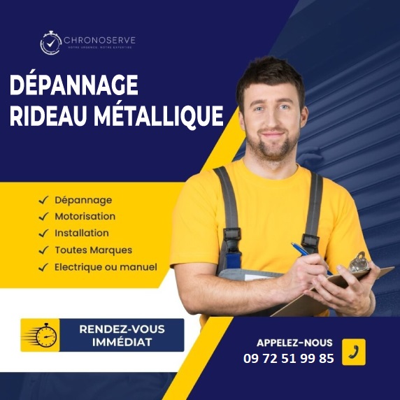 Technicien expert en dépannage de rideau métallique à Brest
