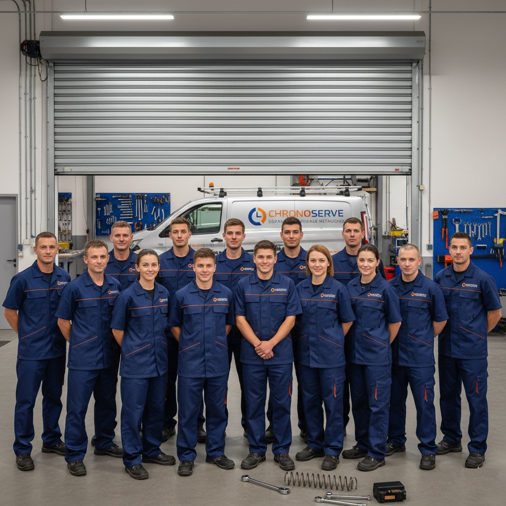 Réparation rideau métallique en urgence à Brest par Chronoserve