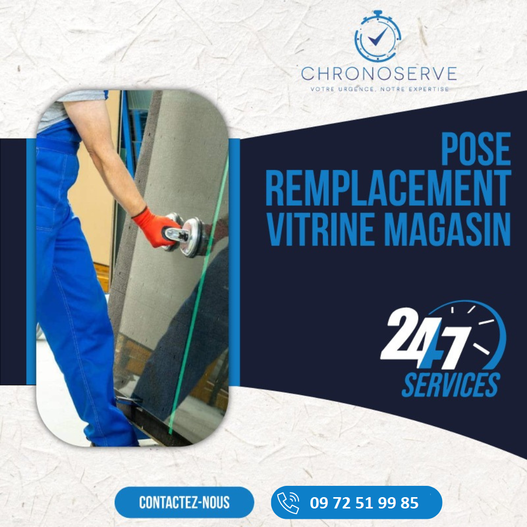 Artisan vitrier Chronoserve en intervention d'installation de fenêtre à Mont-de-Marsan