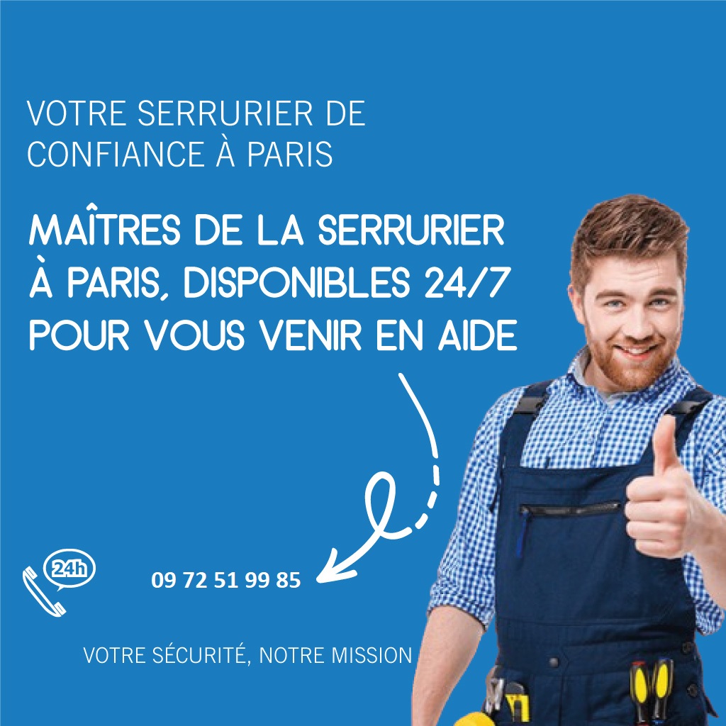 Artisan serrurier ChronoServe, un expert local à Paris
